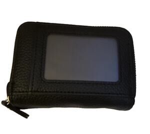 RFID Blocking Women's Purse Card Slot Wallet Bag Multi-Pocket PU Leather Handbag